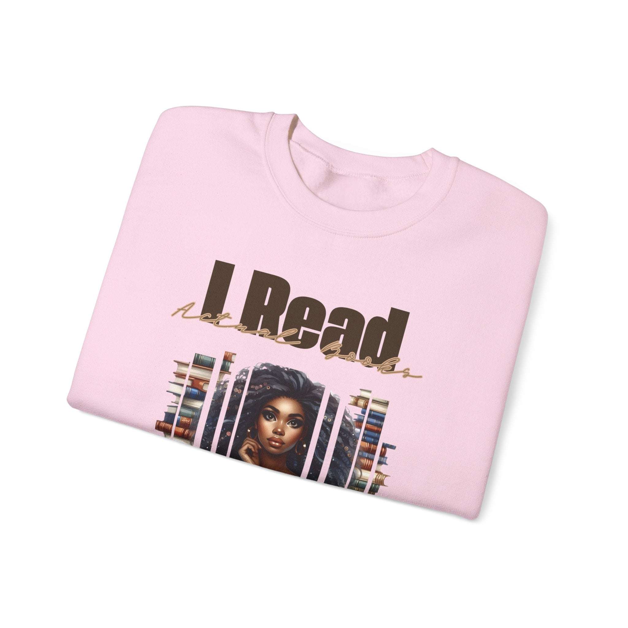 read actual books Unisex Heavy Blend™ Crewneck Sweatshirt